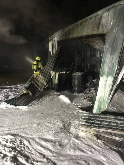 Images of the fire in the early hours of Thursday morning