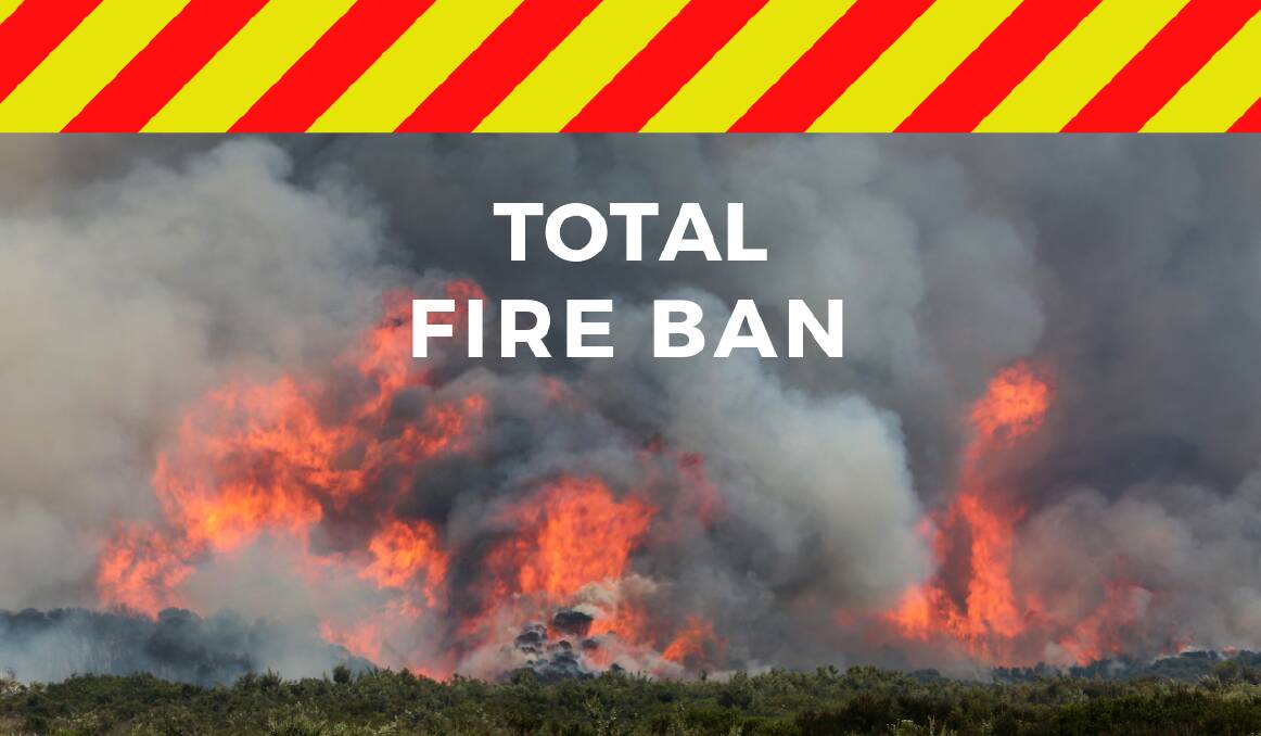HEATWAVE: A total fire ban and very high fire danger rating is in place for the Central Ranges on Monday, December 30. Photo: FILE
