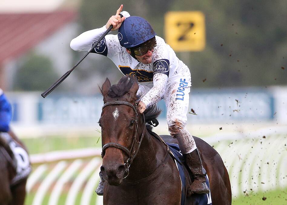 WINNING FEELING: She Will Reign wins the Golden Slipper  at Rosehill in March. Photo: AAP