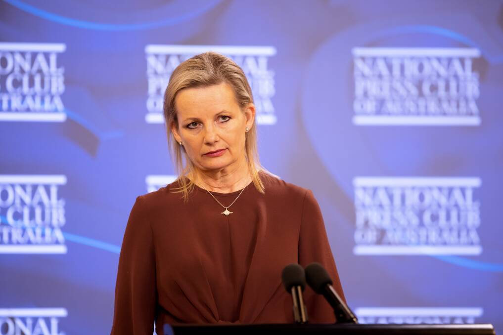 Environment Minister Sussan Ley addressed the National Press Club on Wednesday Picture: Sitthixay Ditthavong