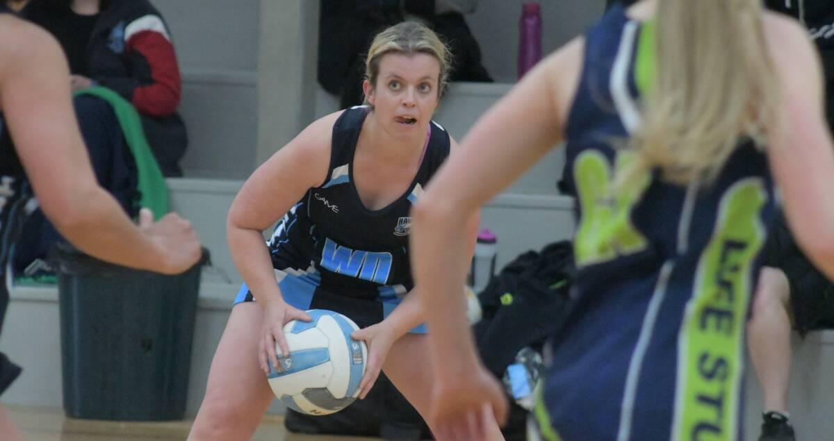 CRUCIAL CLASH: Amanda Hurford and Hawks Royal will put it all on the line against OHS Hornets on Saturday. Photo: JUDE KEOGH