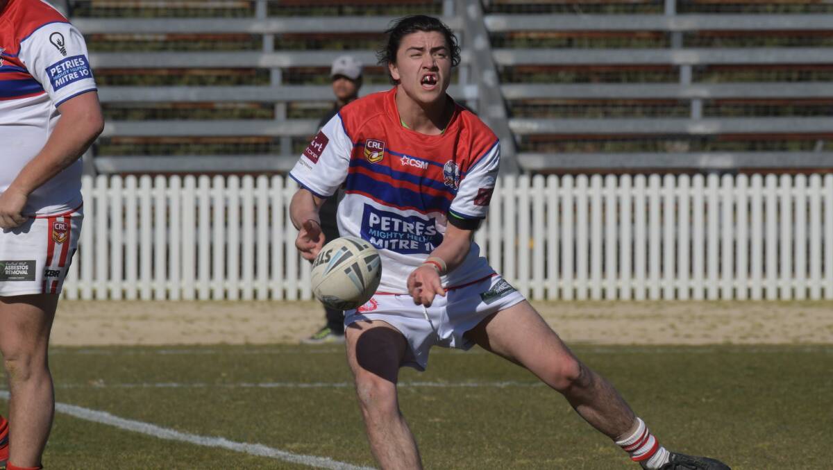 BARBS ARE BACK: A brave effort from Orange Barbarians saw them prevail against Orange United Warriors in Saturday's Wallerawang Landscaping Cup local derby. Photos: JUDE KEOGH