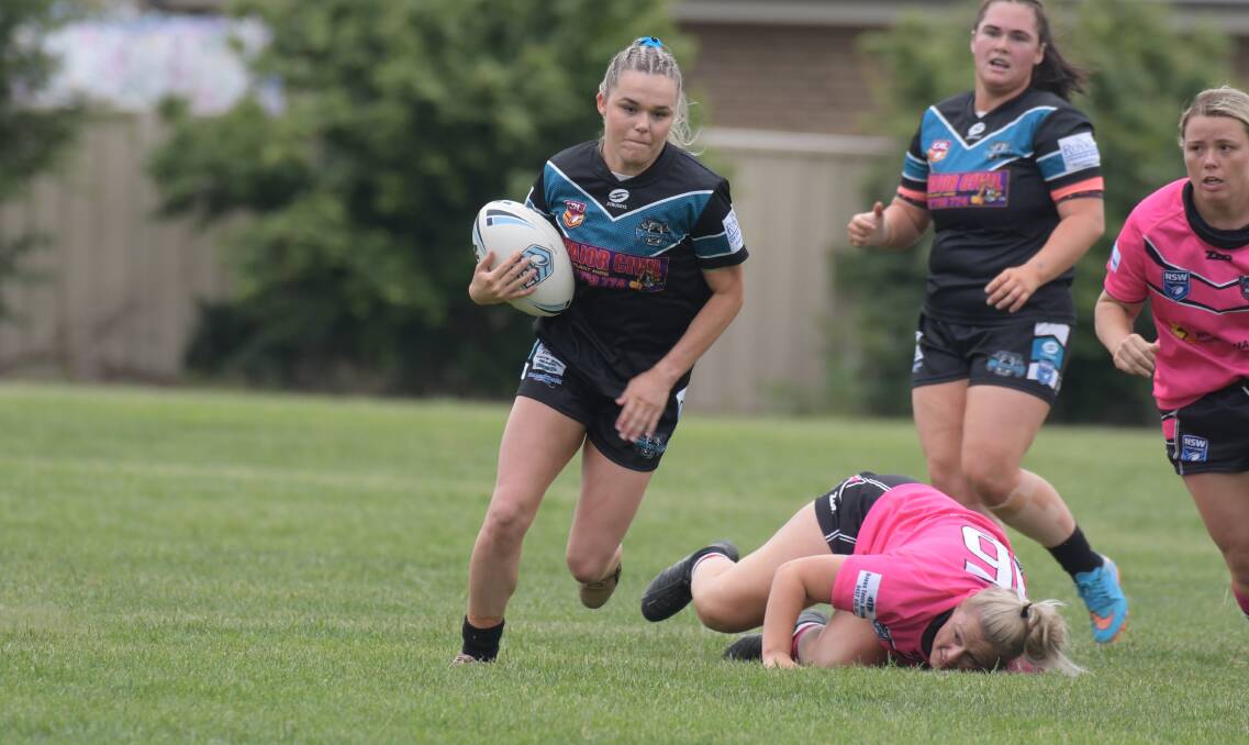 IN FULL FLIGHT: Vipers' fullback Heidi Regan is one of the side's best players. Photo: JUDE KEOGH