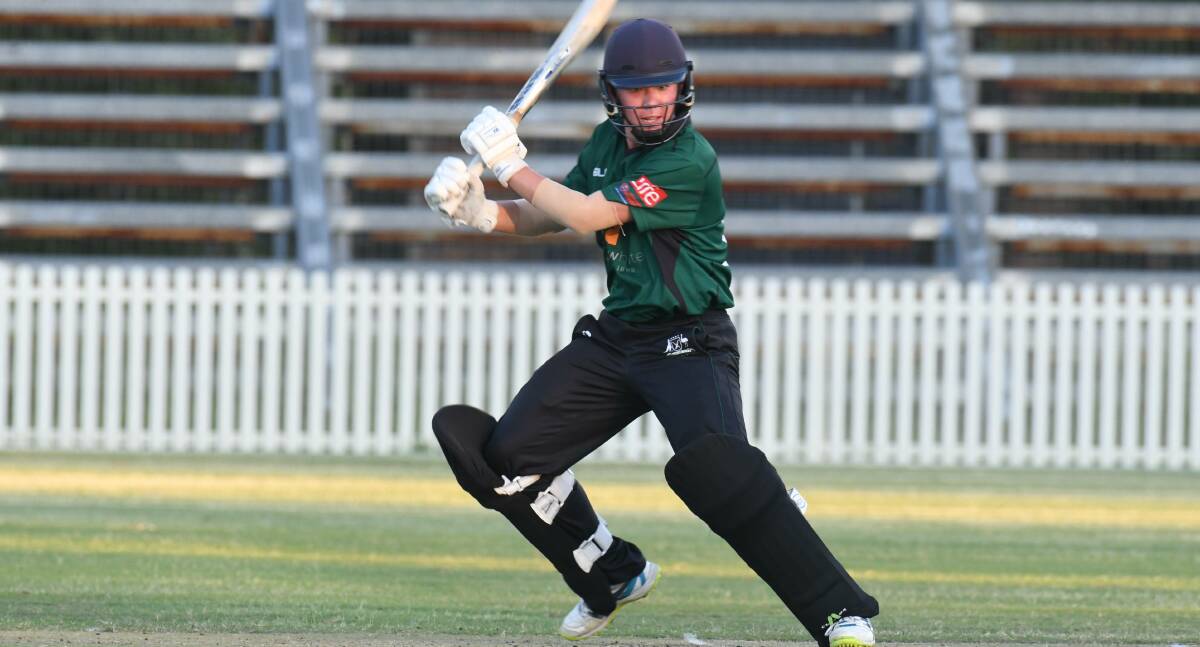 YOUNG GUN: Country Colts' star Blake Weymouth was dubbed Player of the Year by the Mitchell Cricket Council. Photo: JUDE KEOGH