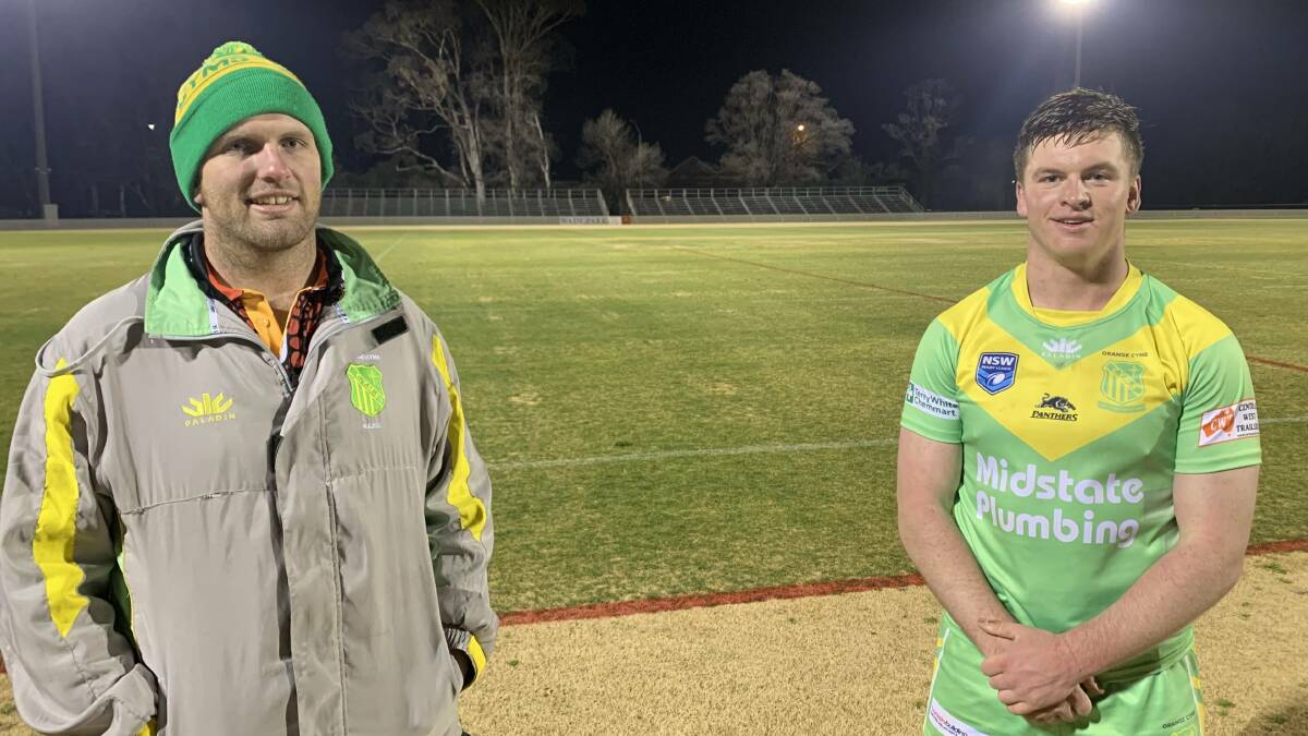 BACK AT IT: While Cody Kelso (left) is unconfirmed to play for CYMS, Cam Jones (right) will coach the green and golds in the looming under 21s competition. It's looking to start on Saturday February 20. Photo: JAKE HUMPHREYS
