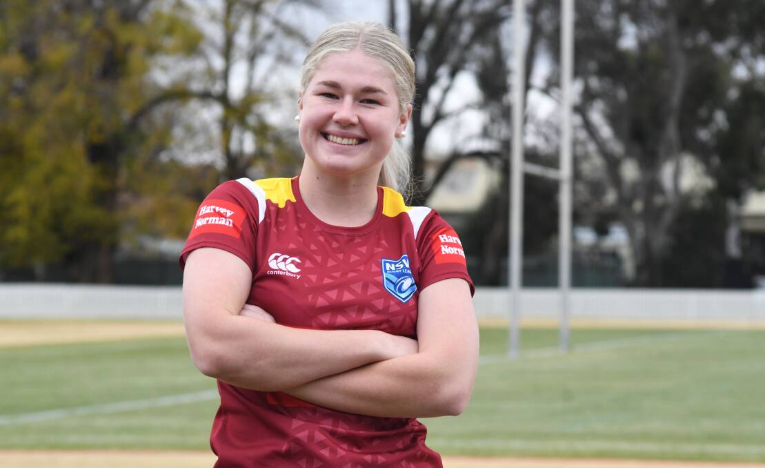 SKY'S THE LIMIT: Lilly Baker is still in shock after being selected for the New South Wales under 19s State of Origin squad. Photo: JUDE KEOGH