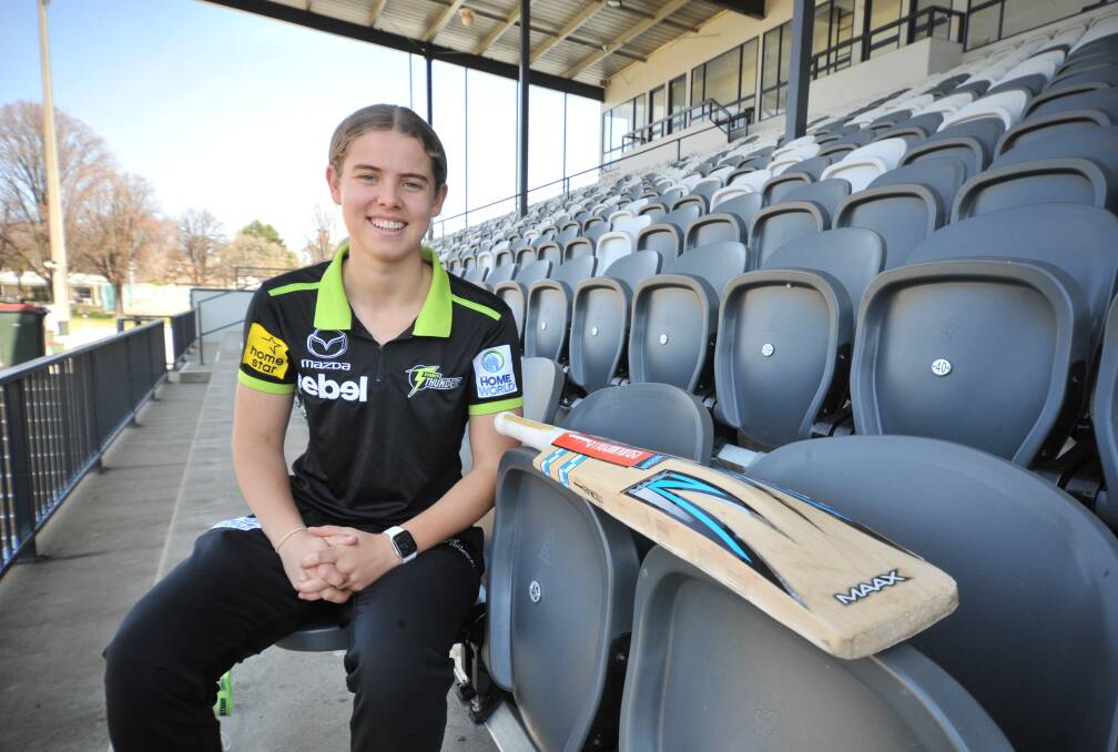 PUMPED: Phoebe Litchfield is
looking forward to the upcoming
WBBL season: Photo: JUDE KEOGH