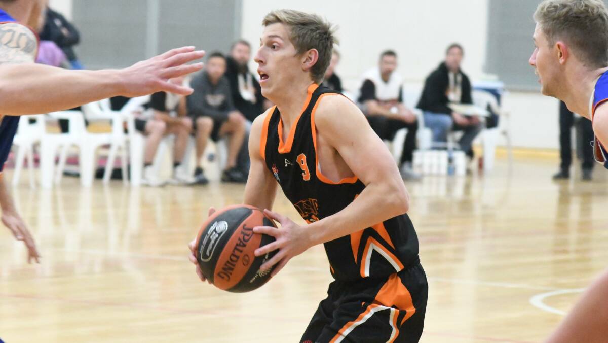 A WALKING BUCKET: Kobe Mansell has scored his fair share of points for the Orange Eagles in the past. ODBA is looking to officially launch an under 23s program, set to commence in March. Photo: JUDE KEOGH