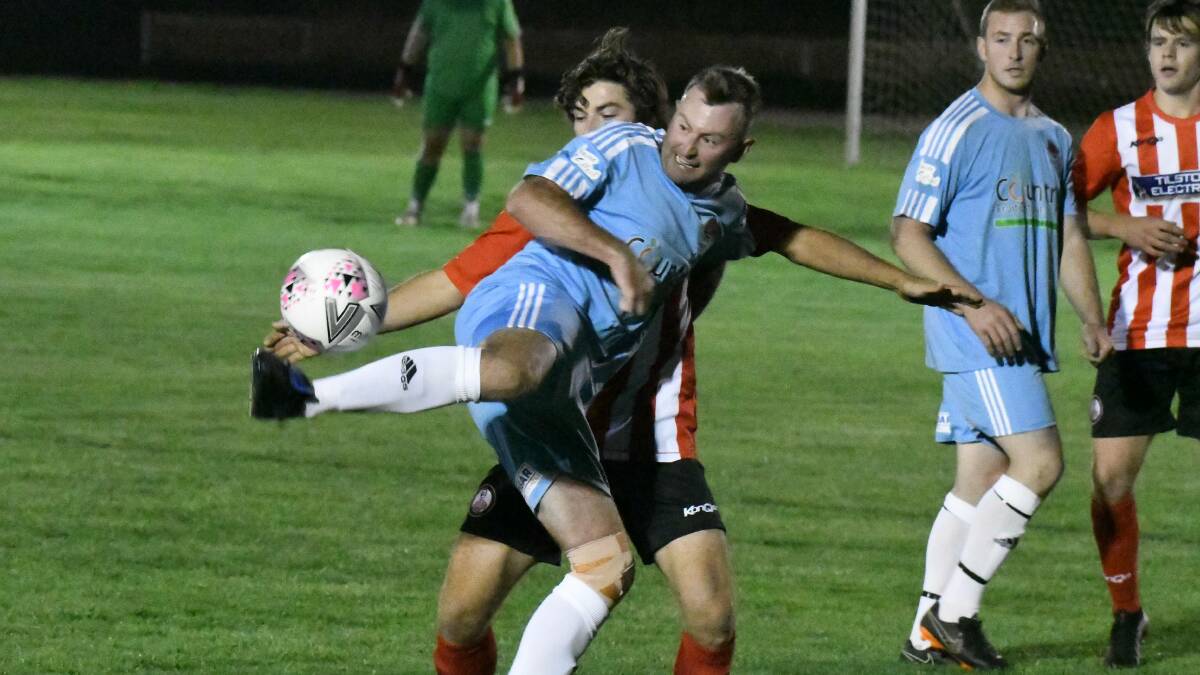MIDDLE MAN: Ryan Sinclair's side will do battle with Macquarie United FC on Saturday afternoon. Waratahs are seeking their first win. Photo: JUDE KEOGH