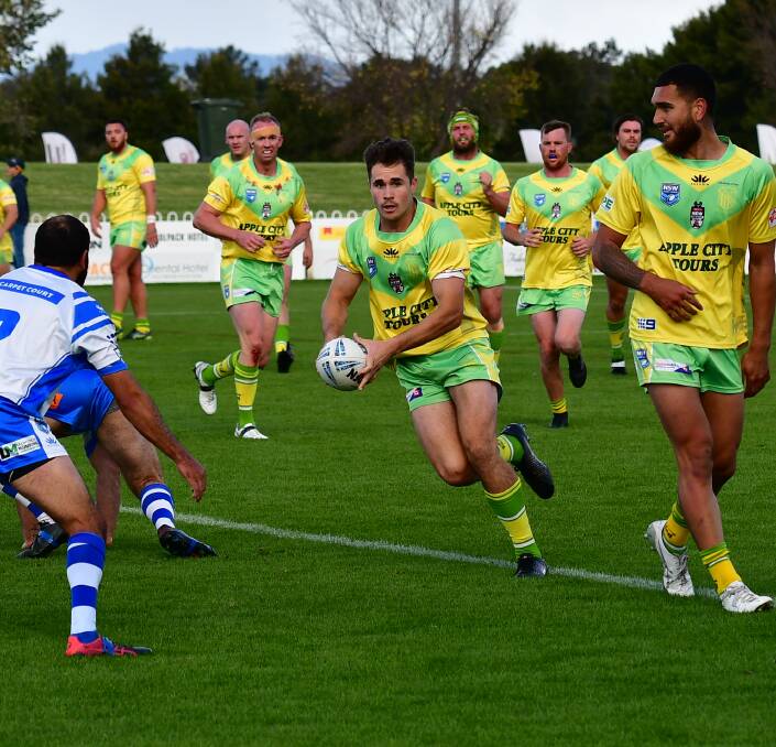 SHOWTIME: CYMS' fullback Lachie Munro bagged two tries during his side's massive win over St Pat's on Saturday. Photo: BRADLEY JURD