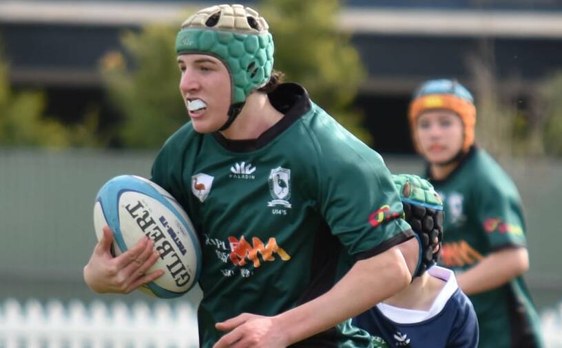 BIG BOY: Paddy Toberty is one of many Emus' juniors that's enjoying a booming season at Endeavour Oval as the club has broken its record for registration numbers. Photo: PENNY CHANDLER-SULLIVAN