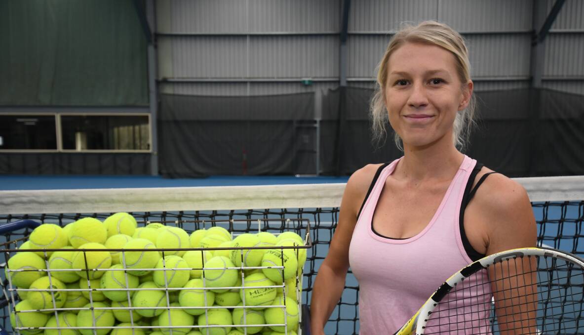 LOVE OF THE GAME: Orange Indoor Tennis Centre has a new coach in Tayla Cummings. Photo: CARLA FREEDMAN