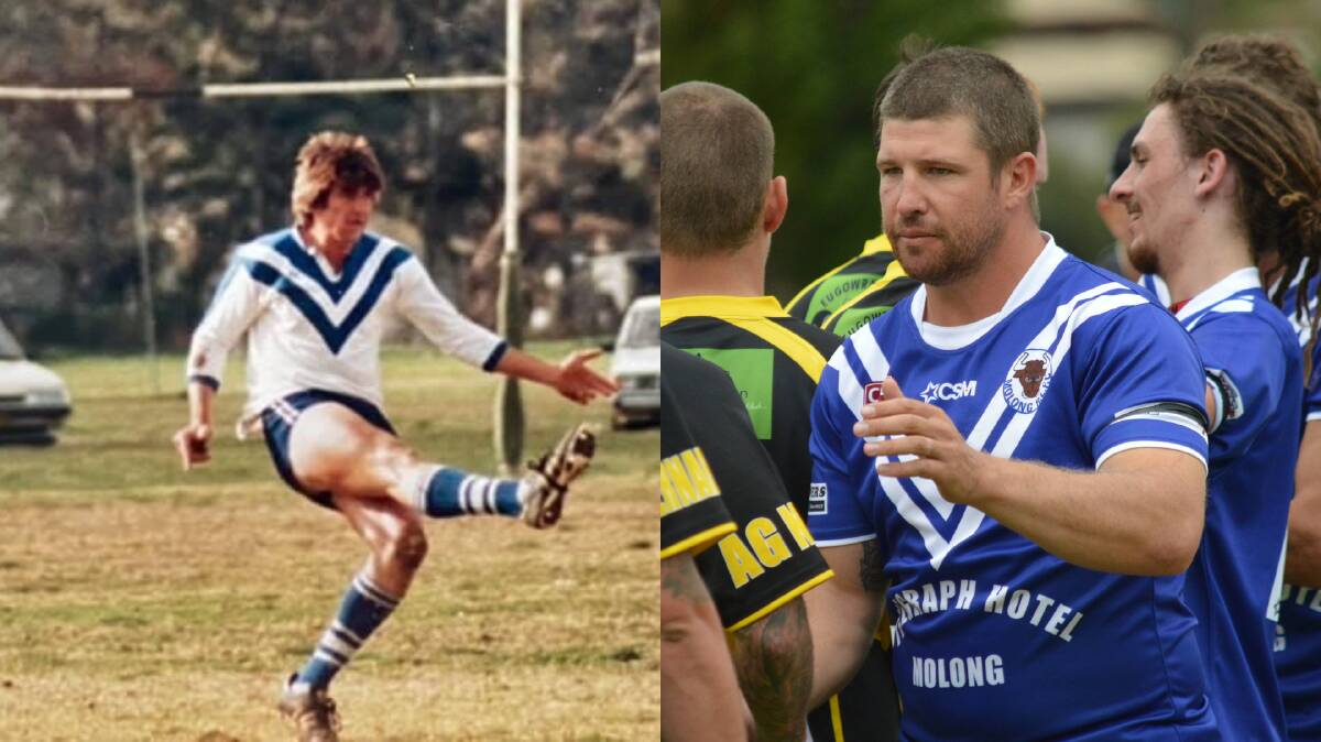 BULLS: Dave Barrow was an iconic player and coach at Molong and Todd Barrow hopes to lead the side to a successful season for his dad.