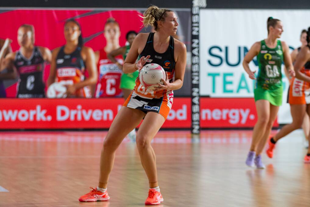 HEADING WEST: Giants' Jo Harten will be part of the Suncorp Super Netball pre-season match at PCYC on Saturday night. They will play host to Adelaide Thunderbirds in what's set to be a sold out showdown. Photo: GIANTS NETBALL