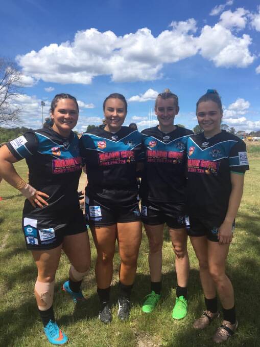 PERFECT START: Alana-Rose Cramer, Lexi Mackenzie, Tayla Press and Heidi Regan helped the defending premier Vipers off to a winning start on Sunday. Photo: CARGO HEELERS FACEBOOK