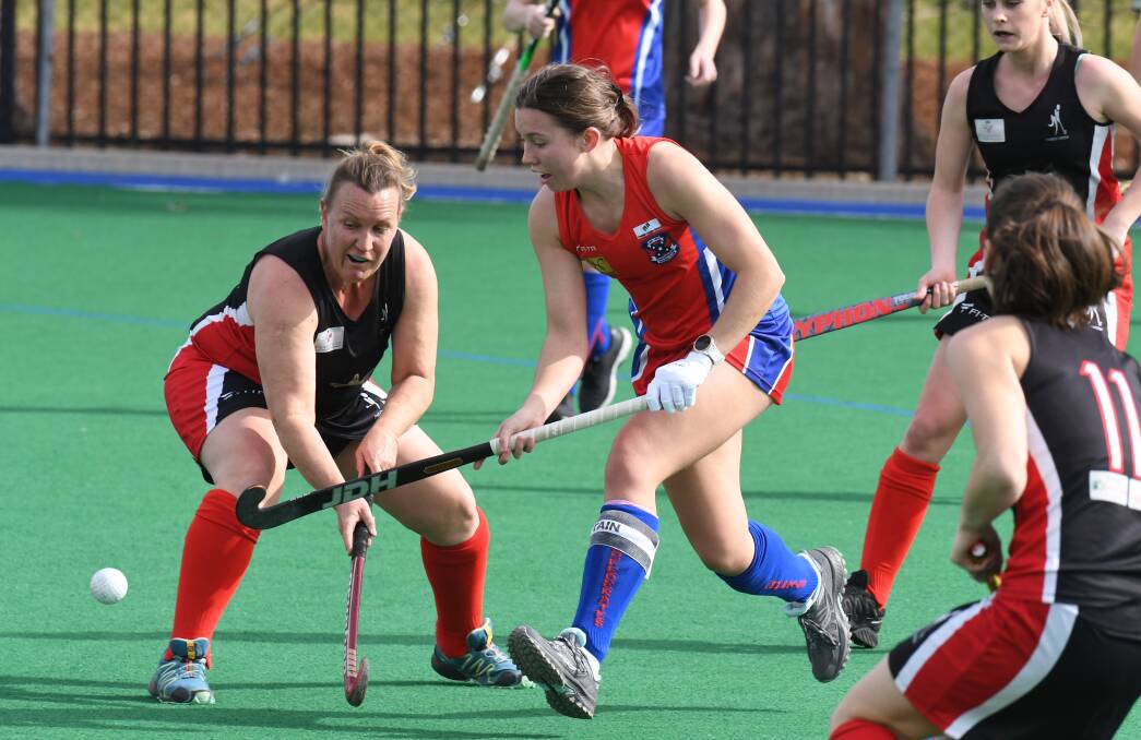 LEADING LADY: Confederates' star Eva Reith-Snare will need to put her best foot forward on Saturday as her side takes on Bathurst St Pat's. Photo: CARLA FREEDMAN