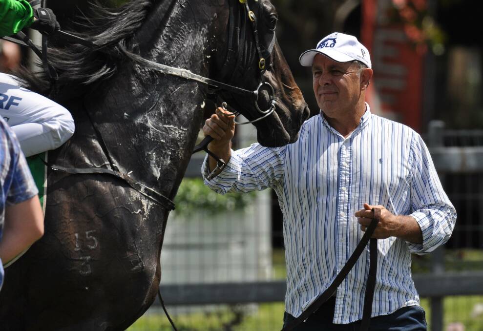 A SPECIAL BOND: Brad Draper says Seawatch is one of the friendliest horses he's had the pleasure of working with. The gelding will compete at Parkes on Sunday.