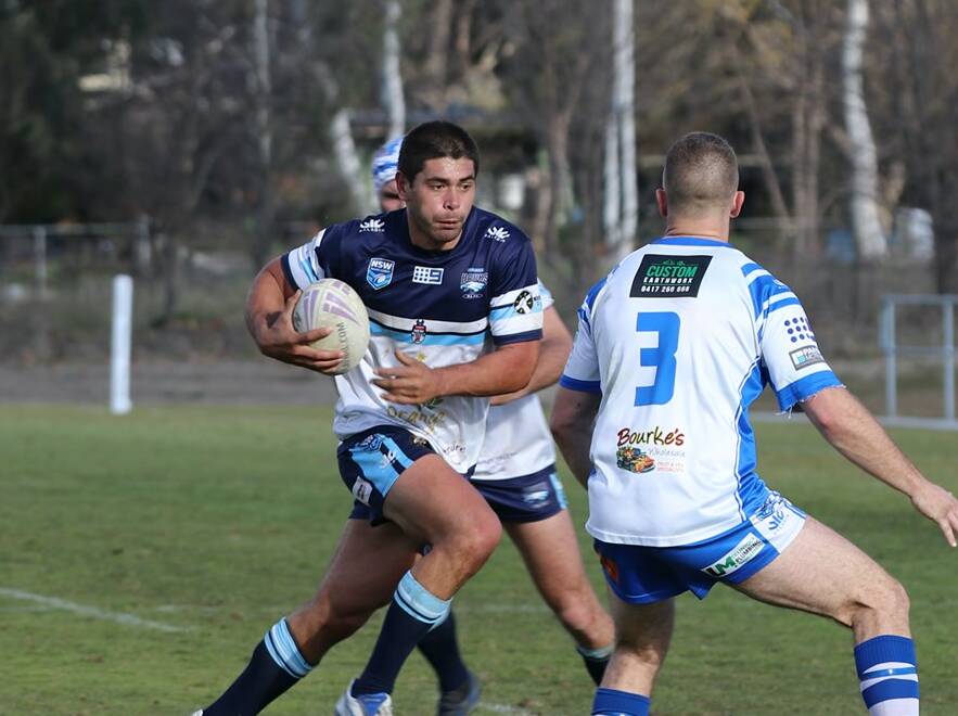 ENFORCER: Chris Grevsmuhl knows his side will struggle against Mudgee if it fails to generate go-forward. He cited Ethan McKellar's play as a key. Photo: TAMMY GREENHALGH