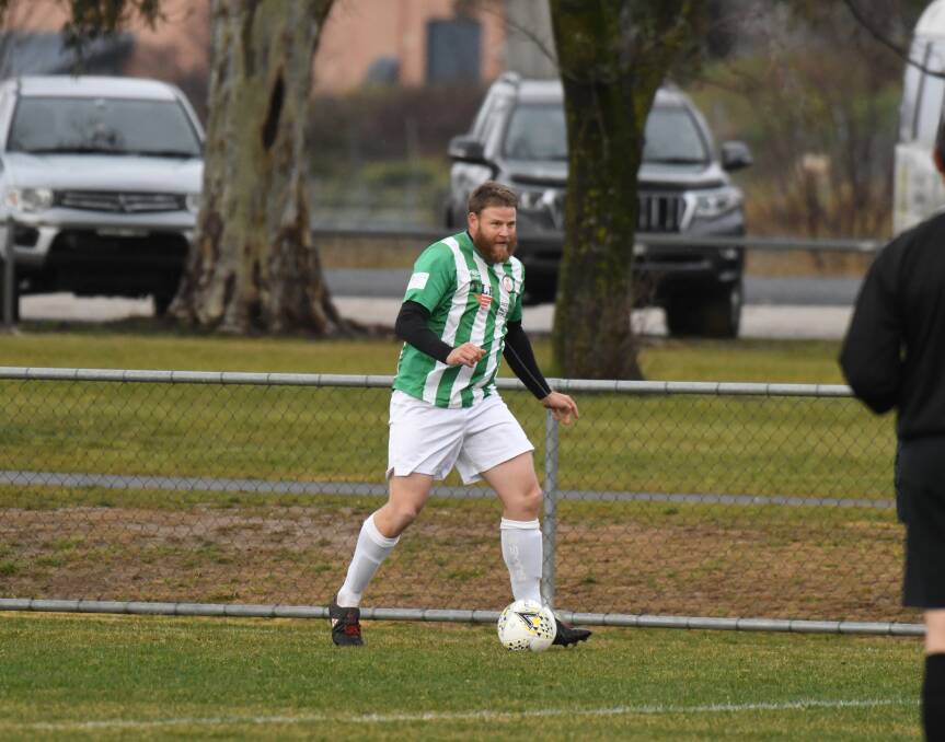 SEASON-DEFINING CLASH: Josh Summerson and Barnstoneworth FC will head to Dubbo for a huge tilt with Spurs on Saturday. Photo: CARLA FREEDMAN