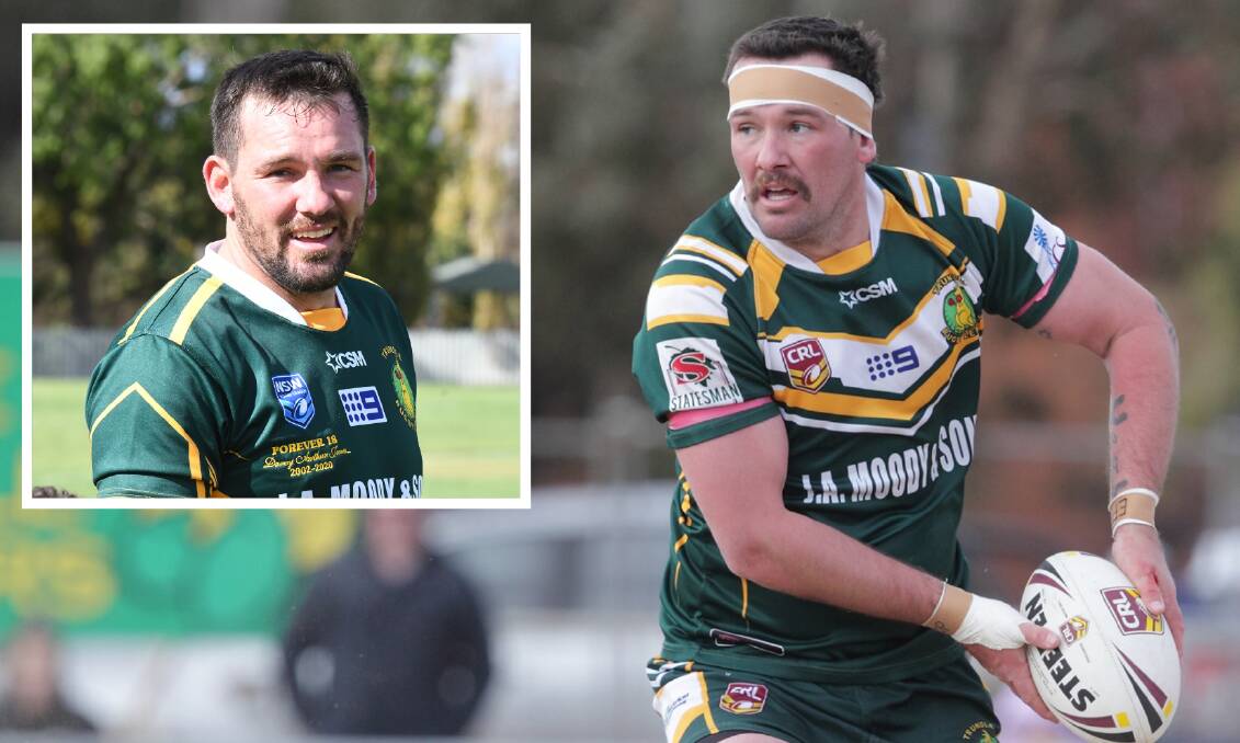 HANGING 'EM UP: Trundle leader Jesse Durning has retired from rugby league due to ongoing neck issues. Photos: CARLA FREEDMAN, RS WILLIAMS 