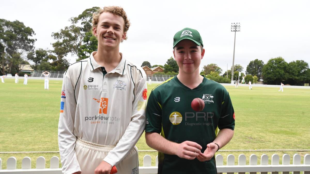 CITY STARS: Harry McGregor and Blake Weymouth represented Combined High Schools at Sydney last week. Photo: CARLA FREEDMAN