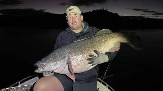 MONSTER MURRAY: Orange's Scott Smith landed this stonker at Wyangala earlier in the season, it measured 120 centimetres. Photo: IVY CAMPBELL
