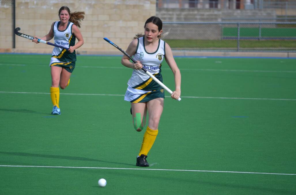 YOUTH: CYMS' Karlee Bell was one of many young players who put their best foot forward on Saturday. Photo: CIARA BARSTOW