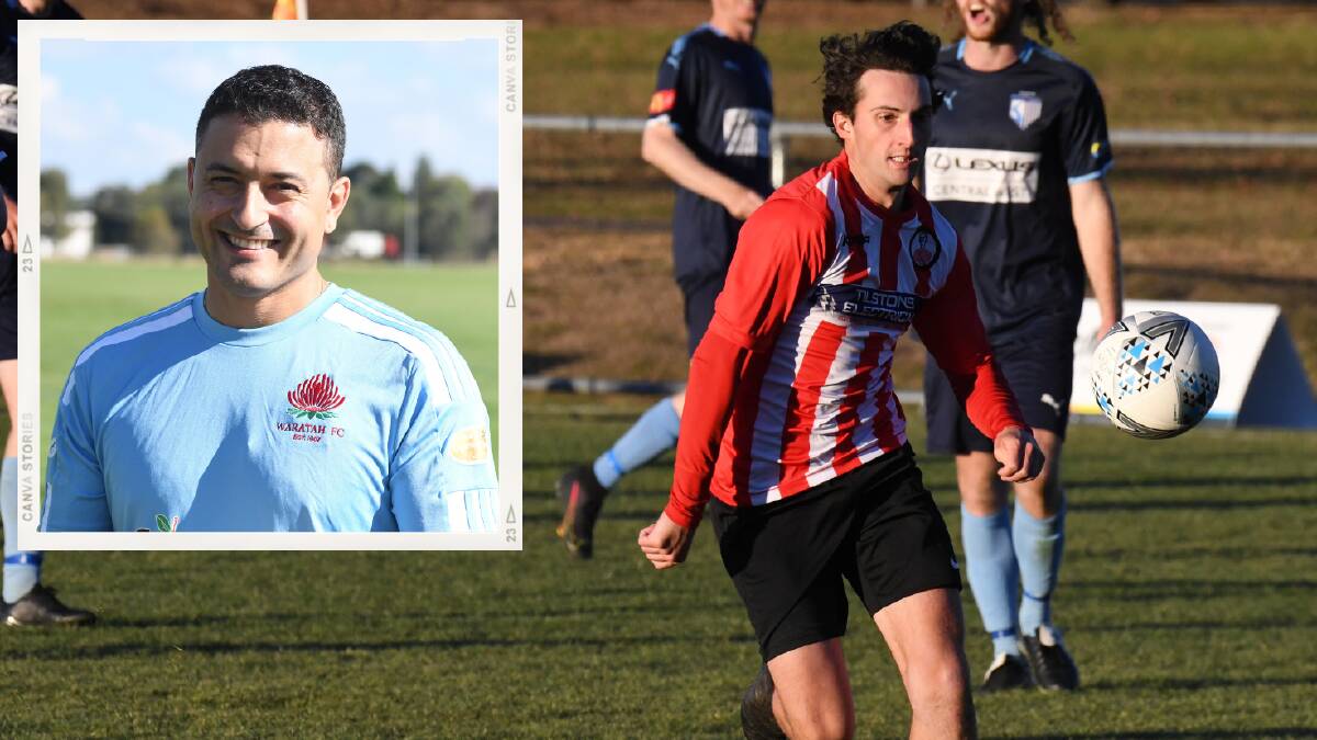MAKING WAVES: Adam Scimone (left) and Lachie Peet (right) are contributing to the high standard of football at Orange right now.