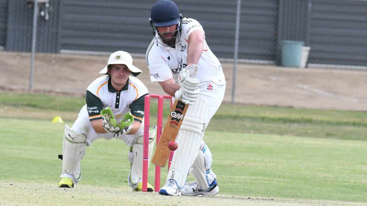 MARQUEE MAN: Nick Dunlop scored a century for Centrals Red on Saturday. Photo: CARLA FREEDMAN