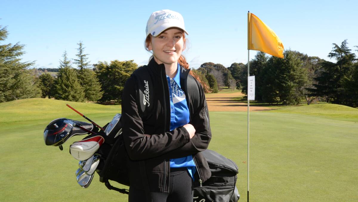 PROSPECT: 13-year-old Lolli Pasquali has her sights set on a successful golfing career. Photo: JUDE KEOUGH