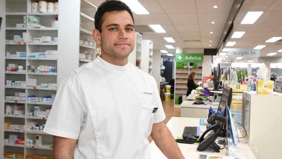 IT'S ON US: Orange Emus' five-eighth and pharmacist Jamil Khalfan says the players have individual responsiblities to not only keep fit, but to help out the community where needed during a health crisis. Photo: JUDE KEOGH