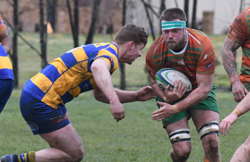 SLOPPY START: Orange City's opening 40 minutes cost them a victory at Pride Park on Saturday as the premiers shot out to a double-digit lead. Photos: JUDE KEOGH