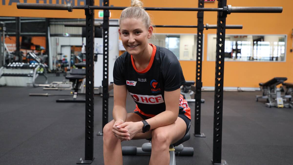 A BRIGHT FUTURE: Former Life Studio gun Annie Miller will take on an increased role within the Giants' squad during the 2021 SSN season. Photo: GIANTS NETBALL