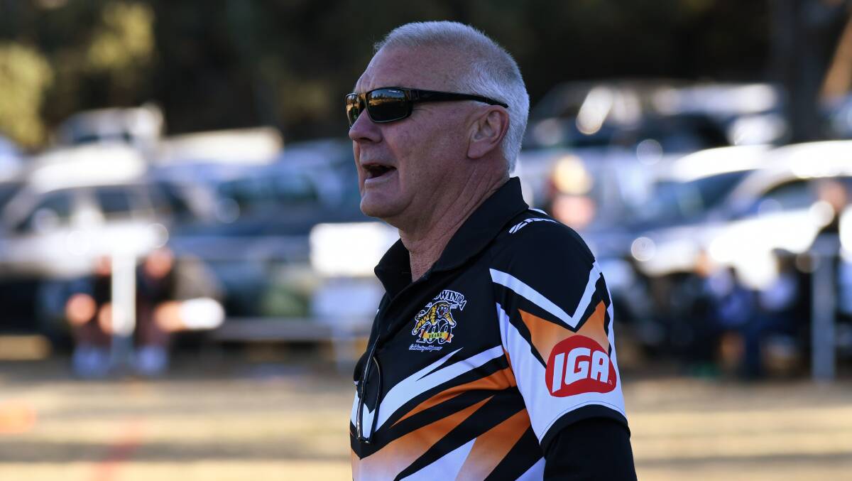 THE GRIM REAPER: Canowindra Tigers' mentor Kev Grimshaw is a front-runner for Woodbridge Cup coach of the year. Photo: CARLA FREEDMAN