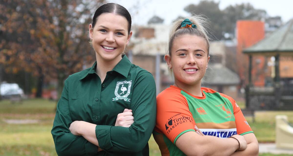 CREAM OF THE CROP: Bridie McClure and Holly Jones are two of five Orange-based women set to represent the Central West at Tamworth on June 12-13. Photo: JUDE KEOGH 