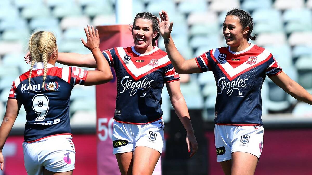 STATEMENT VICTORY: The Sydney Roosters kicked off their NRLW campaign with a huge upset over the Dragons. Photo: NRL