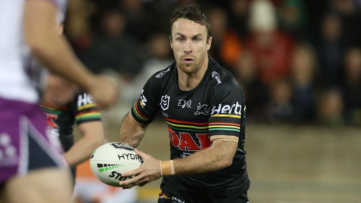 WHAT A WIN: Catalans' five-eighth James Maloney kicked a match-winning field goal against St Helens on Sunday morning. Photo: NRL