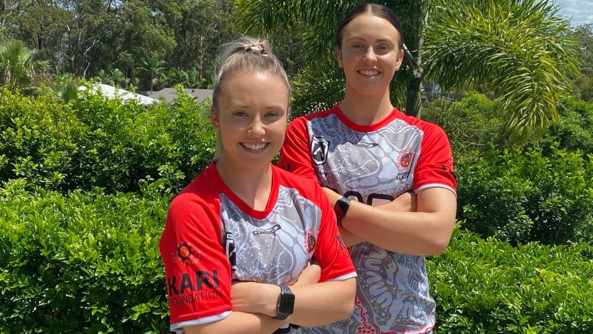 DREAM COME TRUE: Sisters Lailee and Kaitlyn Phillips will play alongside each other in the looming Indigenous All-Stars game on February 20 at Townsville, the former making her debut against the Maoris. 