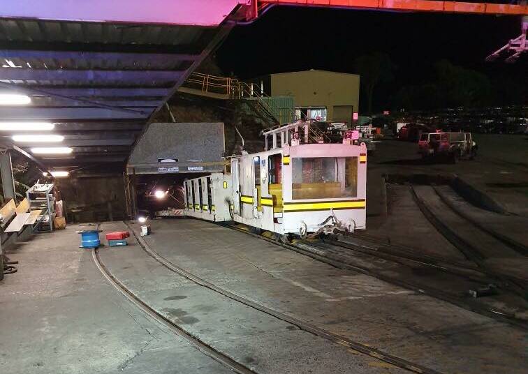 MINE RESCUE: A 30-year-old miner was trapped eight kilometres under ground. Picture: SUPPLIED.
