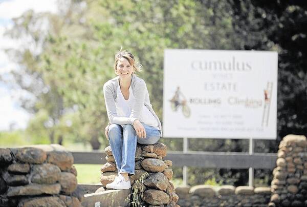 WINNING DROP: Cumulus winemaker Debbie Lauritz was thrilled with the 2008 shiraz’s international win.