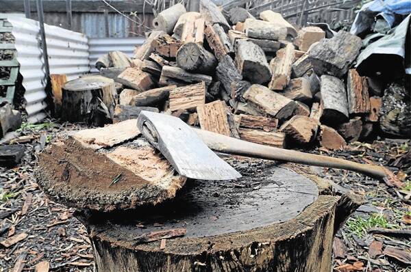 AXE TO GRIND: Orange woman Carol Jamieson  wants wood heaters banned from homes.