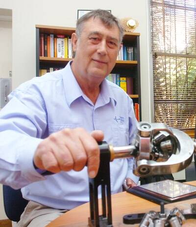 BIG DEAL: Thompson Coupling founder Glenn Thompson with his invention.