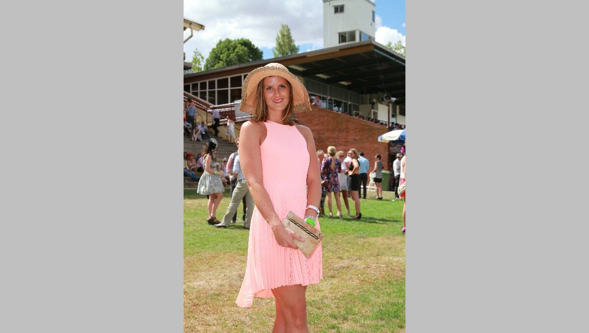 Fashions on the field winner Chloe Bennett (Scone). Photo: Jeff Death.
