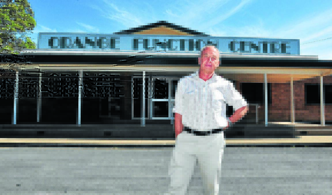 CHANGING FUNCTIONS: Cr Russell Turner wants Orange City Council to call for expressions of interest to buy the Orange Function Centre, with the proceeds to fund a new multi-use facility at the Orange Showground. Photo: JUDE KEOGH 1203function