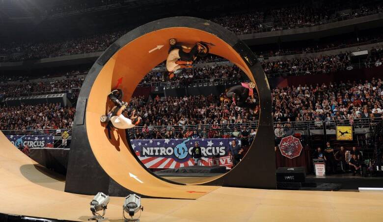 GOOD CONDITION: Nitro Circus organisers are confident Wade Park will be left in good condition after the show hits town on April 13, just like the Gold Coast’s Skilled Stadium was after this show late last year.
