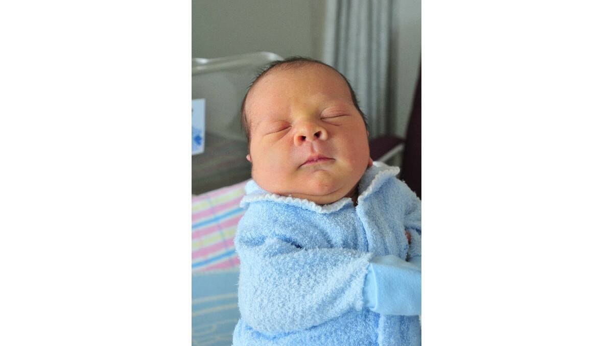 Samuel Michael Irvine, son of Kylie and Michael Irvine, was born on May 3.