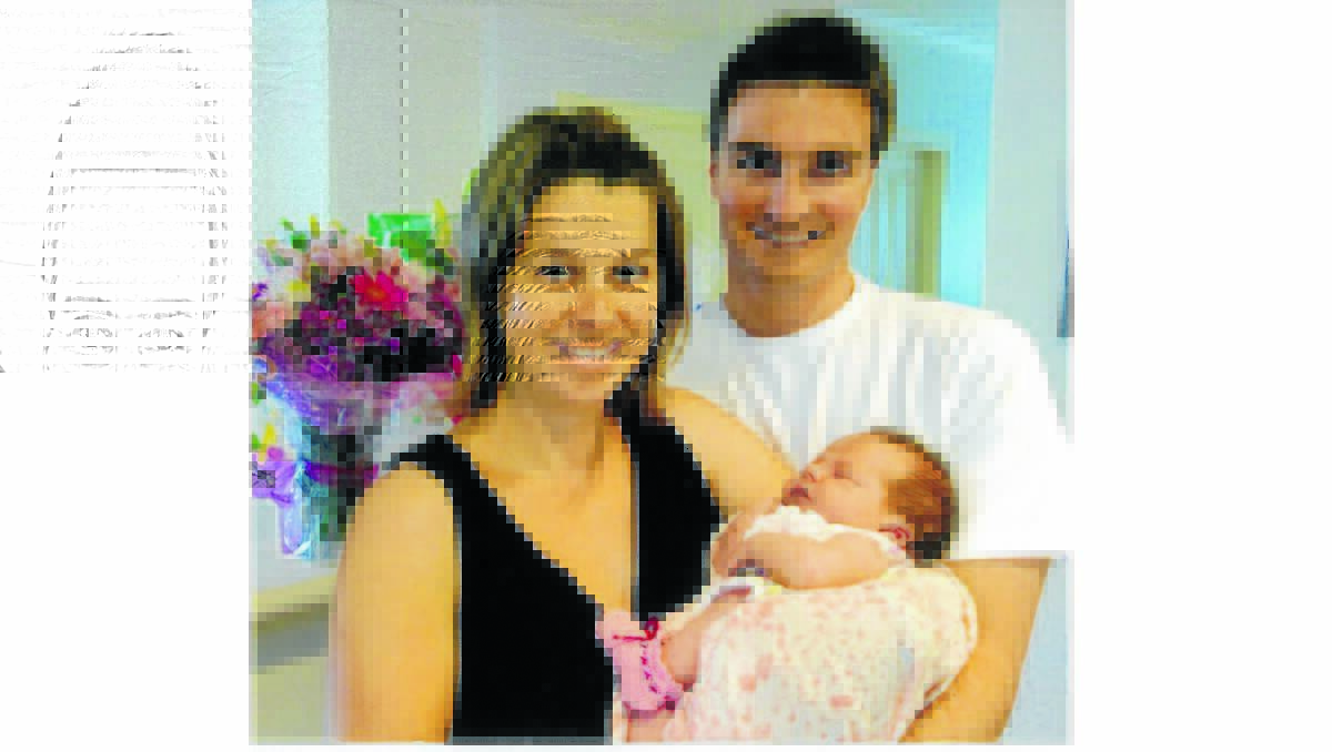 Lilla Mae Morley, daughter of Georgina and Tony Morley, was born on October 4.