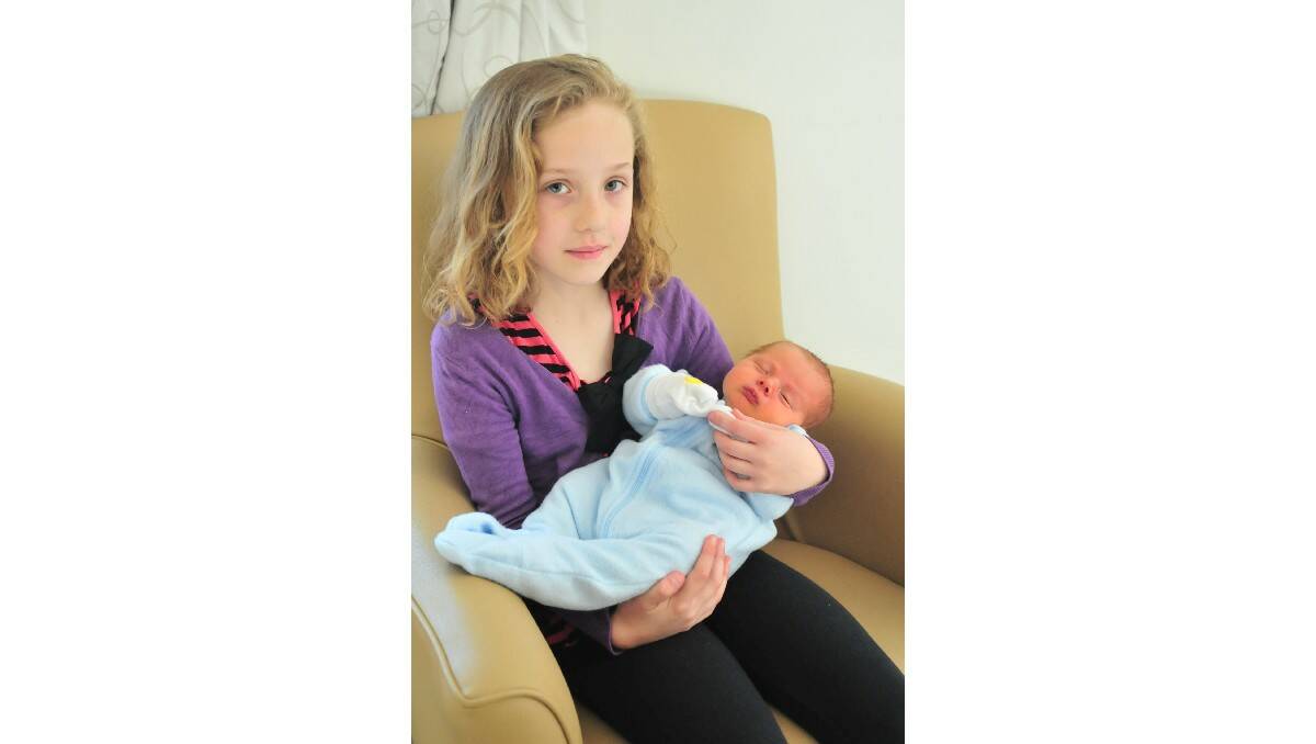 Brett Elliot Maxwell, pictured with his older sister Natalie, was born on June 21. Brett's parents are Teresa and Terry Maxwell.
