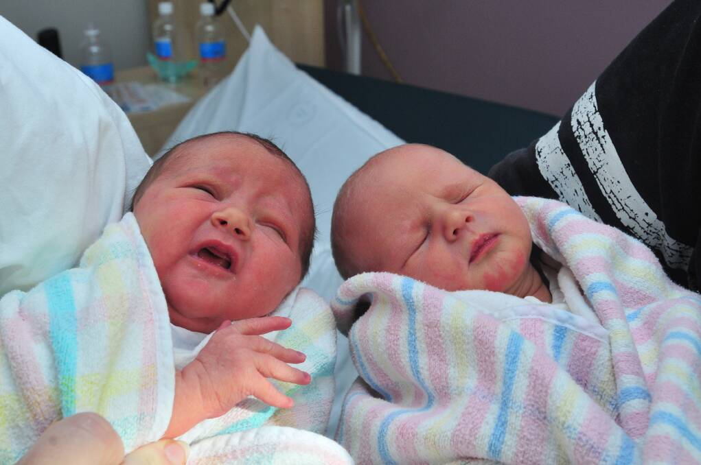 Amity Jayde and Aiden Jye, twins of Melissa and Terry McMahon, were born on June 18.