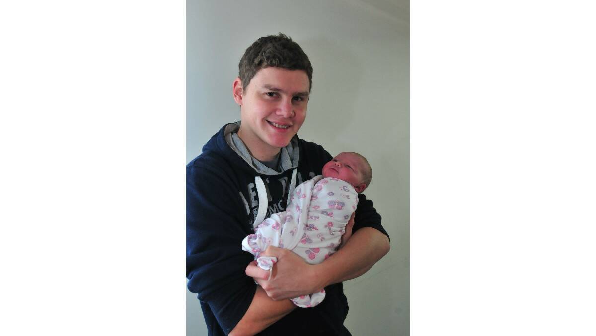 Hayleigh Reynolds, pictured with her father Mathew Reynolds, was born on June 25, Hayleigh's mother is Paige McArdle.